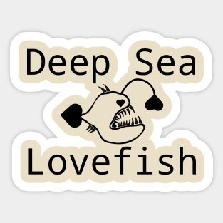 Deep Sea Lovefish Sticker